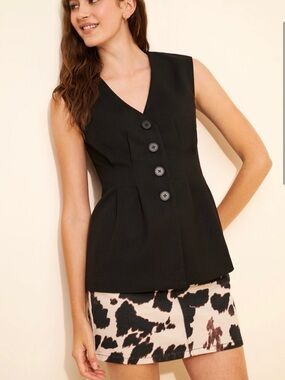Nora Pleated Vest